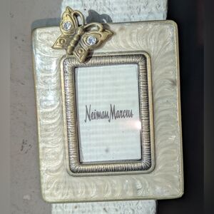 Jay Strongwater Neiman Marcus Mini Picture Frame Butterfly Rhinestone 2x2